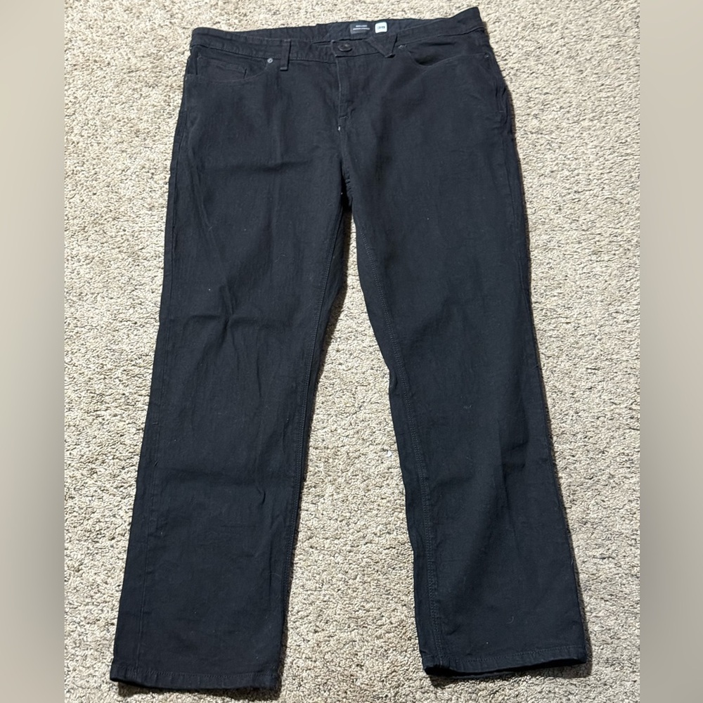 Volcom Solver Black Denim Jeans - Size 38W x 32L